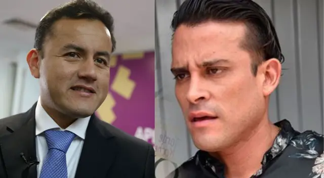 Christian Domínguez apoya a Richard Acuña.