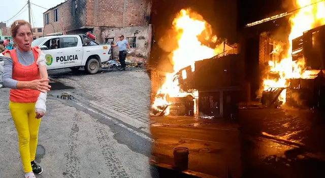 Mujer cuenta cómo salió con vida de incendio en el Callao. Mujer cuenta cómo salió con vida de incendio en el Callao.