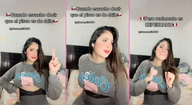 Una mujer venezolana defendió al pisco peruano tras escuchar que era chileno y es viral en TikTok.