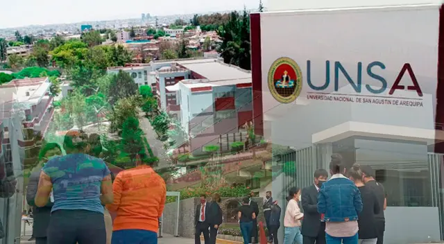 Padres de postulantes realizan plantón en exteriores de la UNSA