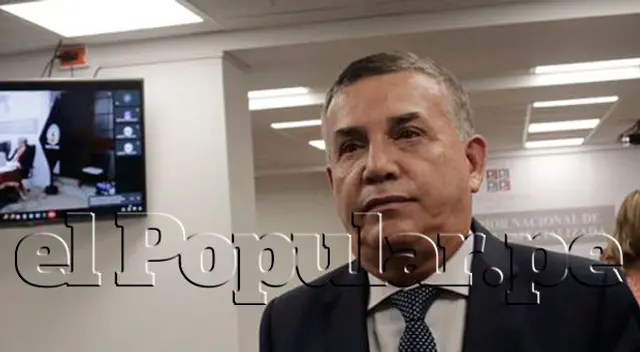 Daniel Urresti durante la lectura de sentencia por el crimen de Hugo Bustíos