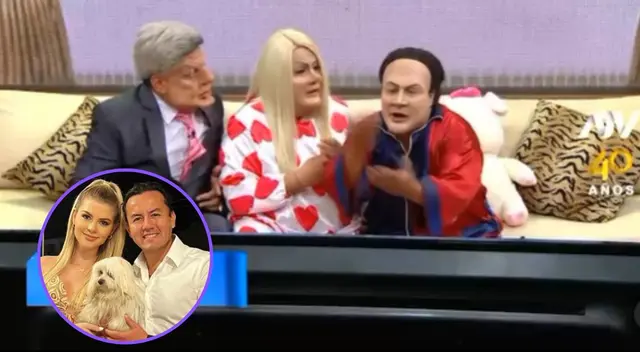 Brunella Horna y Richard Acuña. Brunella Horna y Richard Acuña.