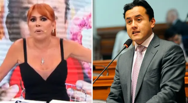 Magaly Medina le jala las orejas a  Richard Acuña.