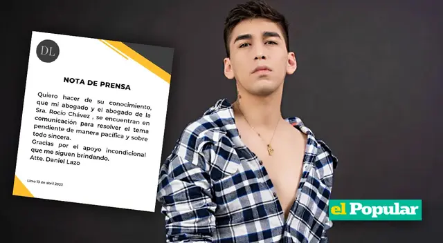 Daniel Lazo ha decidido pronunciarse tras ser acusado de no pagar el alquiler del departamento en Miraflores. Daniel Lazo ha decidido pronunciarse tras ser acusado de no pagar el alquiler del departamento en Miraflores.