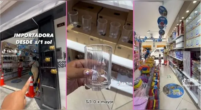 Una joven peruana va al Centro de Lima y encuentra una tienda que vende productos desde 1 sol.