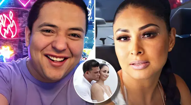 Samuel Suárez no pudo con su genio y troleó a Pamela Franco.