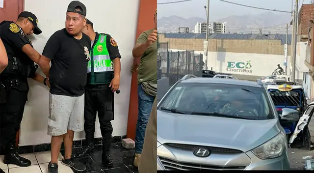 Serenos detuvieron a marca tras asaltar a empresario.