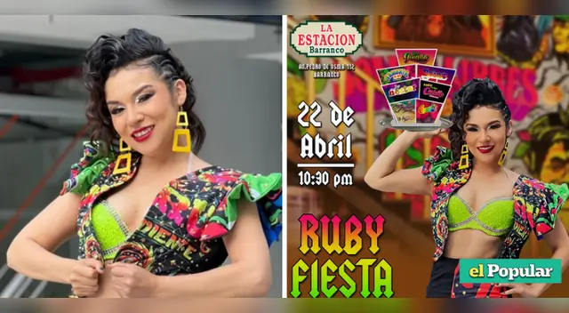 Ruby Palomino lanza show "Ruby Fiesta".