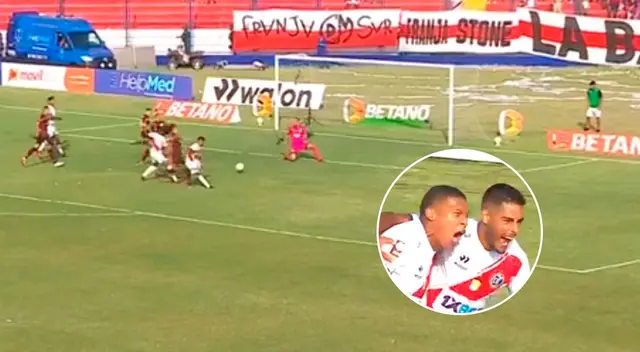 Deportivo Municipal consiguió así el primer gol. Deportivo Municipal consiguió así el primer gol.