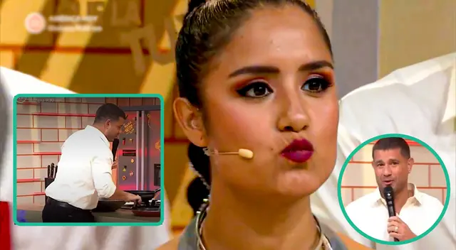 Mayella Lloclla sufre percance en programa "Mi mamá cocina mejor que la tuya", pero no pasó a mayores. Mayella Lloclla sufre percance en programa "Mi mamá cocina mejor que la tuya", pero no pasó a mayores.