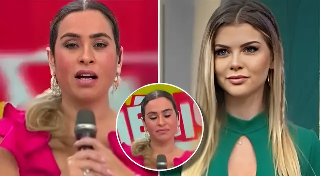 Ethel Pozo se conmovió ante la salida de Brunella Horna.