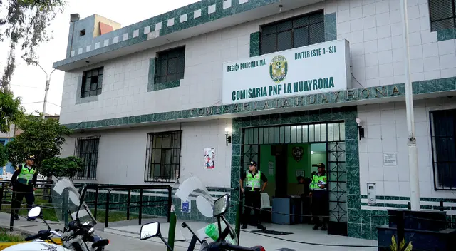 Comisaría donde mujer denunció los maltratos de su pareja.