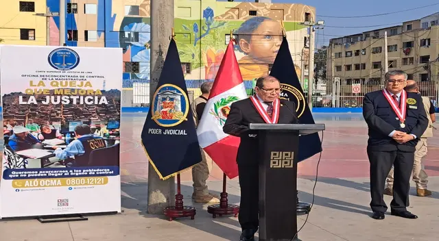 Ceremonia de inauguración fue presidida por el titular del Poder Judicial Javier Arévalo