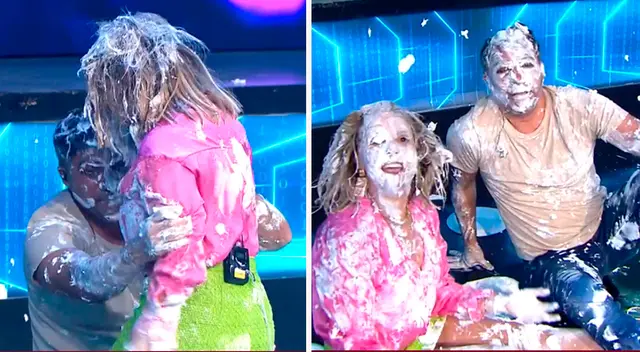 Johanna San Miguel y Renzo Schuller hicieron reír a todos.