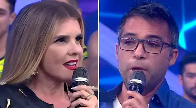 Johanna San Miguel ninguneó a Renzo Schuller EN VIVO.