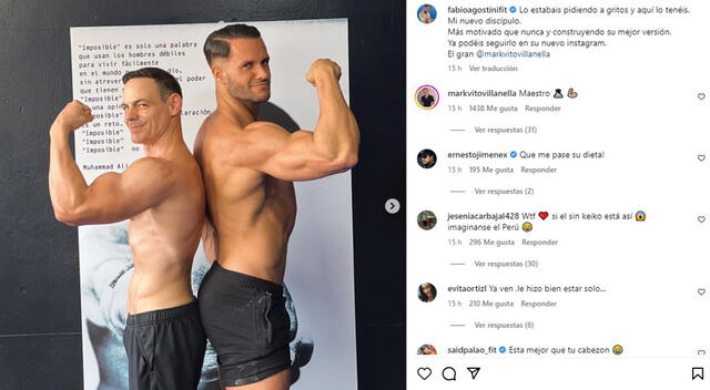 Publicación de Fabio Agostini nombrando a Mark Vito. Foto: Instagram   