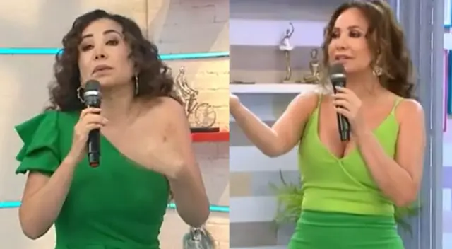 Janet Barboza confiesa que no le gusta usar vestidos en 'América Hoy'.