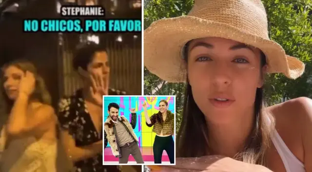Stephanie Cayo se pronunció tras roche con reportero de Amor y fuego.