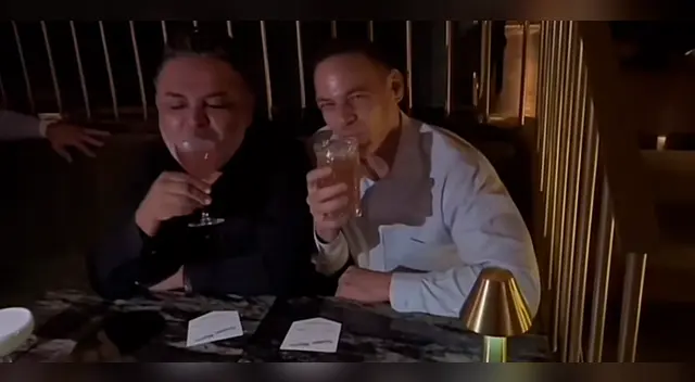 Brindaron por su amistad.