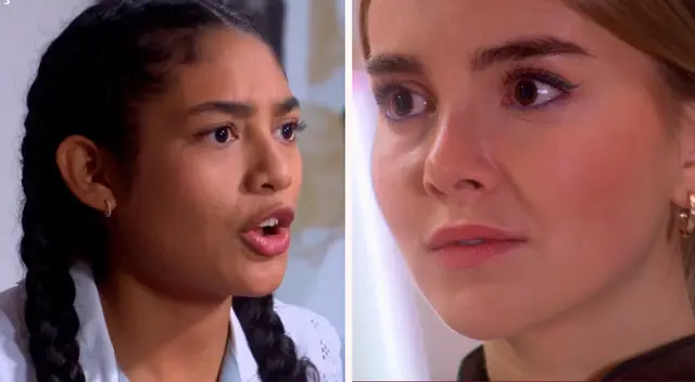 July le pone el parche a Laia por Cristóbal.