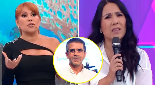 Magaly Medina saca cara por Tula Rodríguez. Magaly Medina saca cara por Tula Rodríguez.