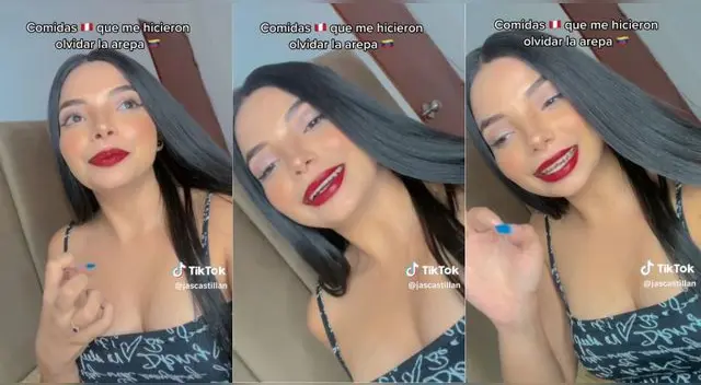 La venezolana contó que la arepa ya no le provoca mucho pues la comida peruana la enamoró y revelación es viral en TikTok.