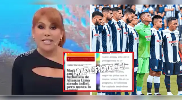 Magaly Medina anuncia nuevo ampay. Magaly Medina anuncia nuevo ampay.