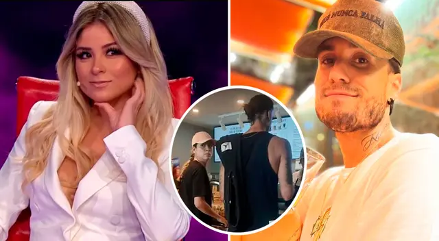 Gino Assereto y Doménica Delgado son vistos juntos.