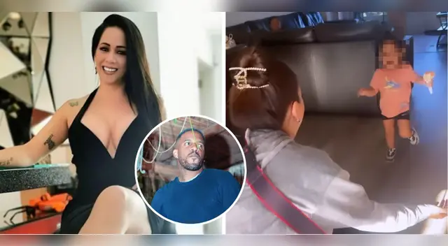 Melissa Klug vuelve a ver a su nieta luego de varios meses.