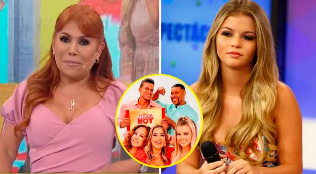 Magaly Medina le advierte a Brunella Horna sobre su puesto de trabajo. Magaly Medina le advierte a Brunella Horna sobre su puesto de trabajo.