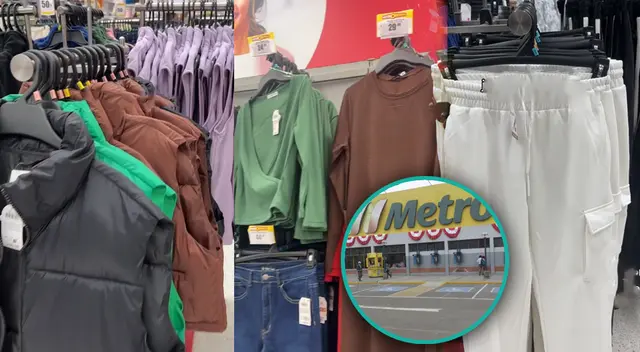 Ofertas de hasta el 50 % en ropa para mujer y solo en Metro.