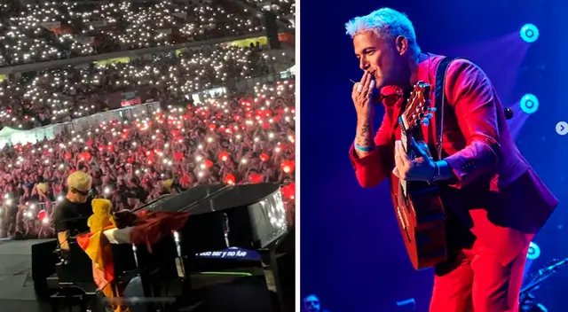Alejandro Sanz conmovió a sus miles de fans peruanos.