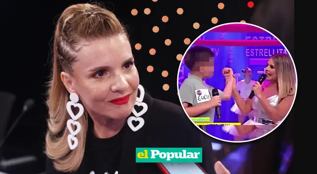 Johanna San Miguel reconoció que no debió agarrar fuerte del brazo a un menor en un programa en vivo.