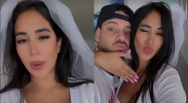 Melissa Paredes y Anthony Aranda