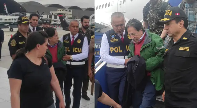 Alejandro Toledo es enmarrocado y trasladado al penal Barbadillo