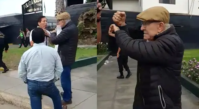 Carlos Almerí y David Waisman protagonizan tensa pelea en los exteriores de la Policía Aérea Carlos Almerí y David Waisman protagonizan tensa pelea en los exteriores de la Policía Aérea