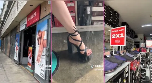 Una joven peruana contó en su cuenta de TikTok que encontró una tienda de zapatos de marca desde 29 soles. Una joven peruana contó en su cuenta de TikTok que encontró una tienda de zapatos de marca desde 29 soles.