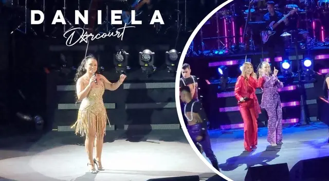 Daniela Darcourt sorprendió con un concierto donde tuvo a varios artistas invitados como Miriam Hernández. Daniela Darcourt sorprendió con un concierto donde tuvo a varios artistas invitados como Miriam Hernández.
