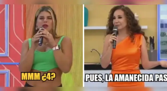 Macarena Vélez pasa vergüenza en América Hoy.