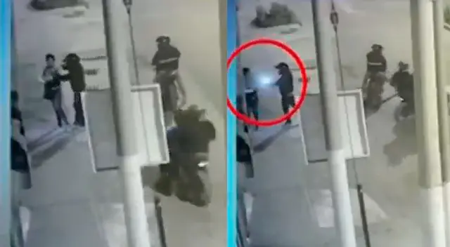 Hampones asaltaron a una fémina en la puerta de su casa.