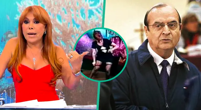 Magaly Medina echa a Vladimiro Montesinos porque la criticaron por su primer 'baile del calzón'.
