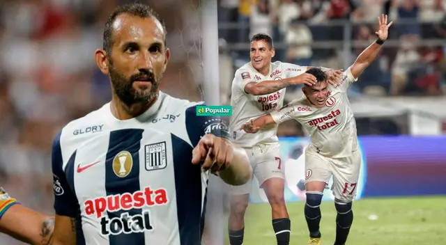 Hernán Barcos no está contento con que la U juegue de visita en el Monumental.