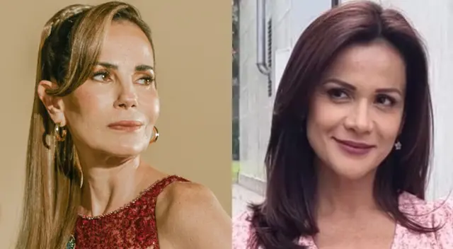 Karina Calmet le echa flores a Mónica Sánchez.