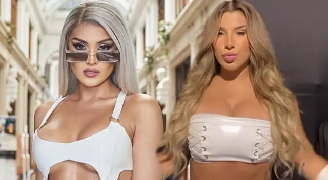 Michelle Soifer y Yahaira Plasencia tienen looks parecidos.