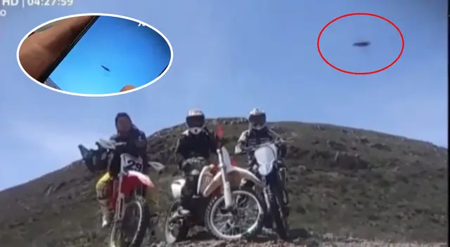 Jóvenes mostraron fotografía donde aparece OVNI en Tarma. Jóvenes mostraron fotografía donde aparece OVNI en Tarma.