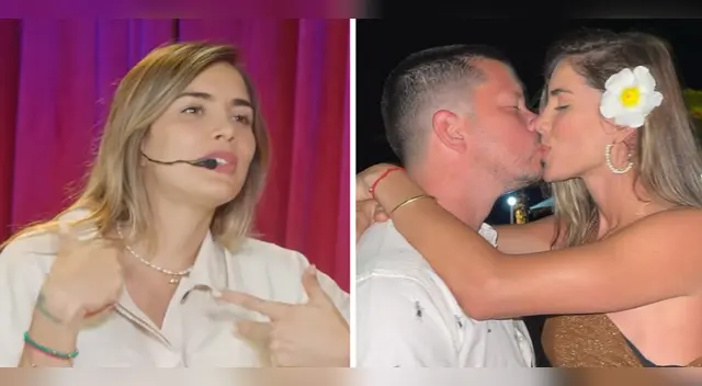 Korina Rivadeneira habló sobre el primer beso con Mario Hart. Korina Rivadeneira habló sobre el primer beso con Mario Hart.