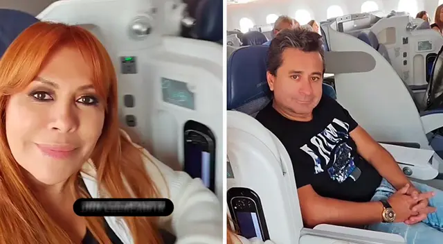 Magaly Medina viaja fuera del país con Alfredo Zambrano.