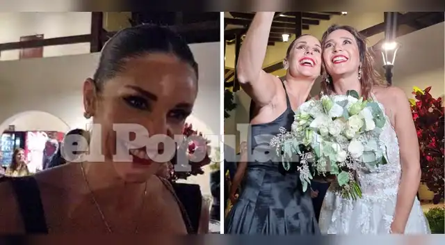 Rebeca Escribens feliz por boda de Verónica Linares.