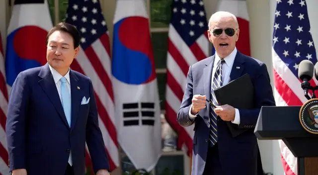 Joe Biden tuvo una reunión con el presidente del Corea del Sur. Joe Biden tuvo una reunión con el presidente del Corea del Sur.