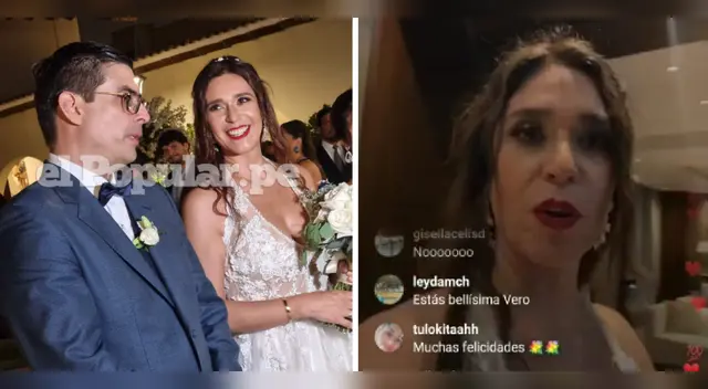 Verónica Linares no hizo fiesta tras casarse. Verónica Linares no hizo fiesta tras casarse.